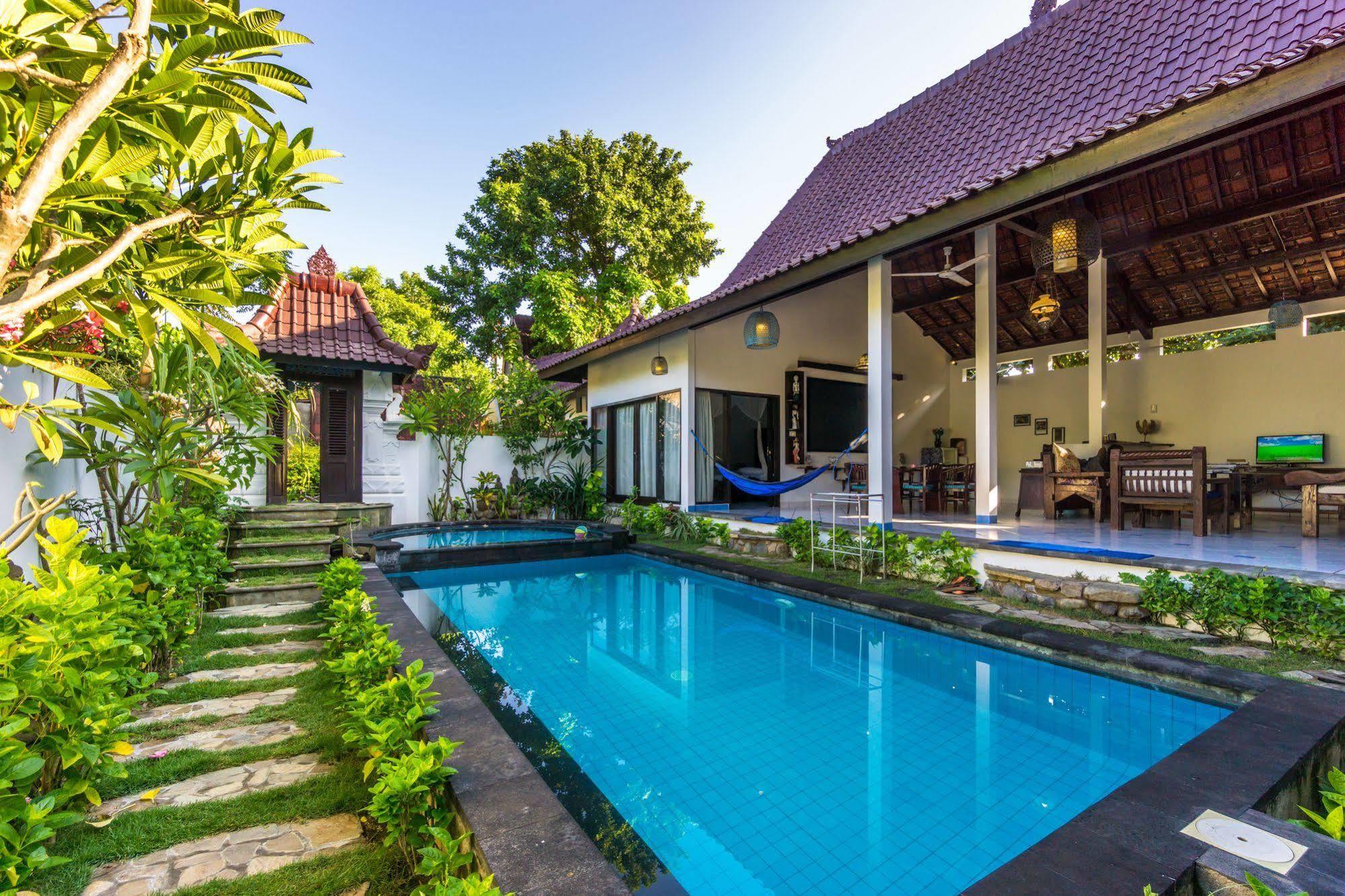 Ambary House Gili Trawangan- 2 Bedroom Private Villa, Pool Exterior foto